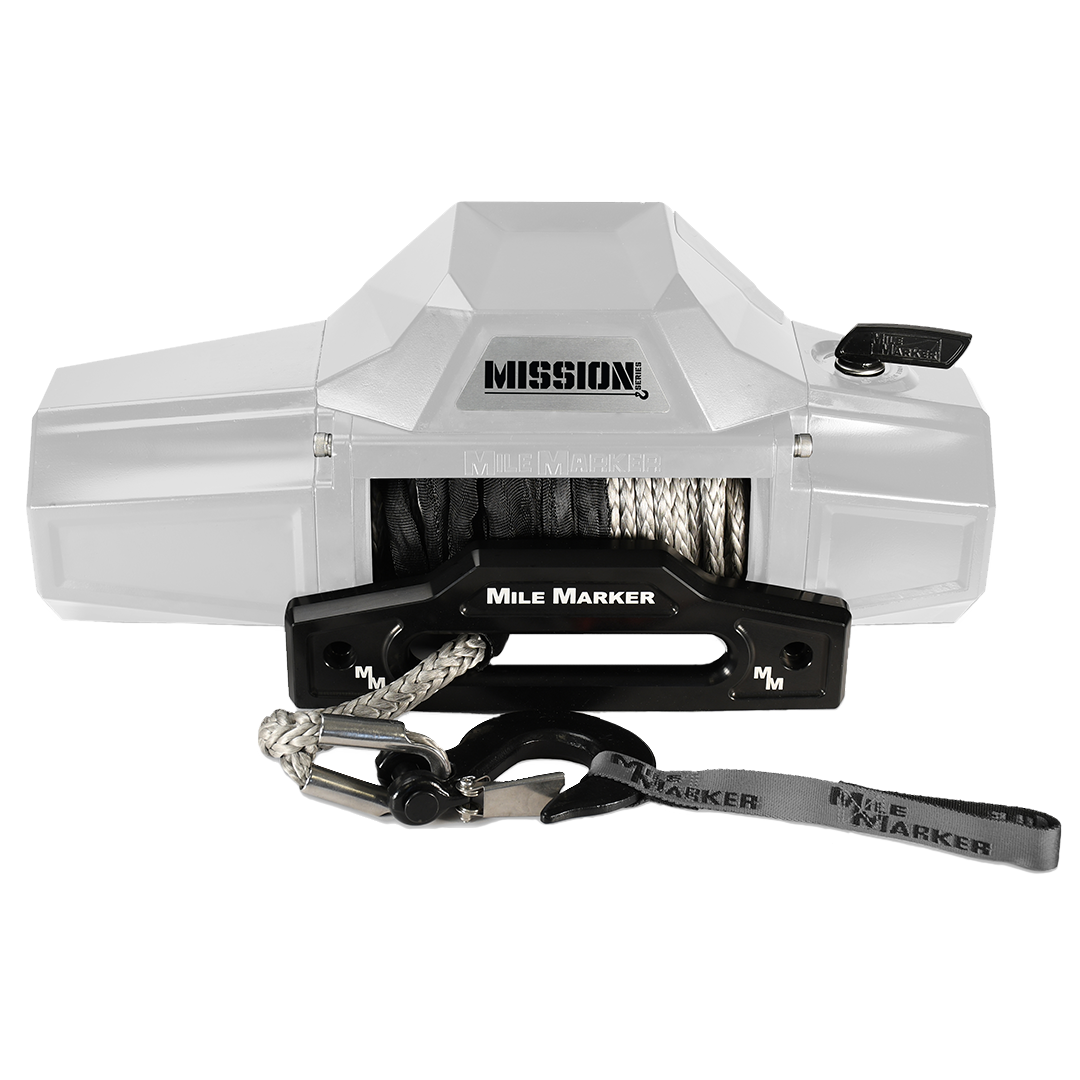 Image of the Mile Marker Mission Series Winch in blizzard white