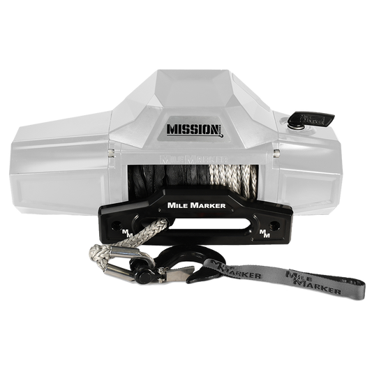 Image of the Mile Marker Mission Series Winch in blizzard white
