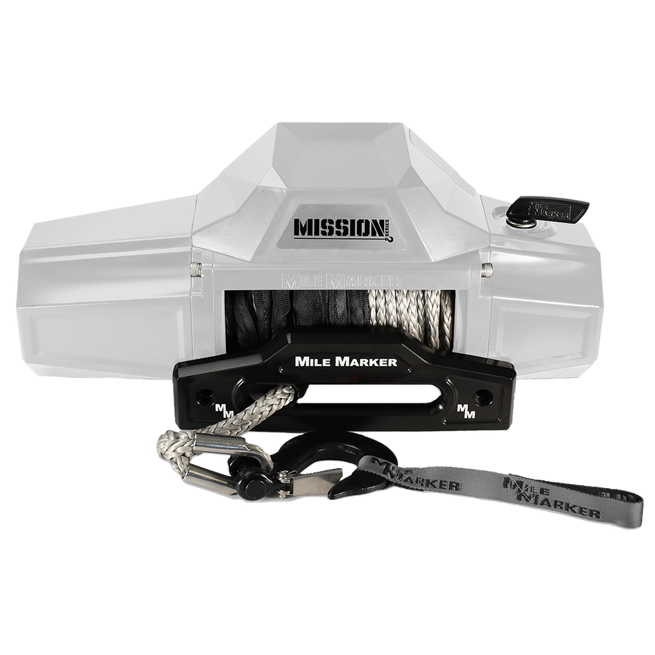 Image of the Mile Marker Mission Series Winch in blizzard white