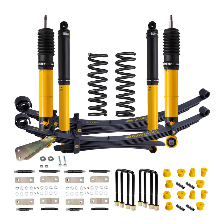 Old Man Emu - 1002K - Nitro Plus Kit FR 1.8 In/0-330 Lb RR 2 In/0 Lb