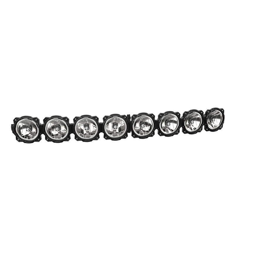 KC Hilites 50 In Pro6 Gravity LED - 8-Light - Curved Light Bar System - 160W Combo Beam