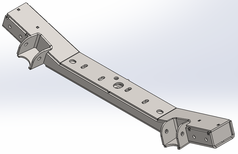 JK HD Crossmember W/Link Mounts 07-11 Wrangler JK Artec Industries