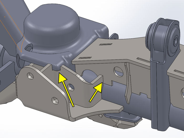 JK Heavy Duty Stock Tracbar Bracket Artec Industries