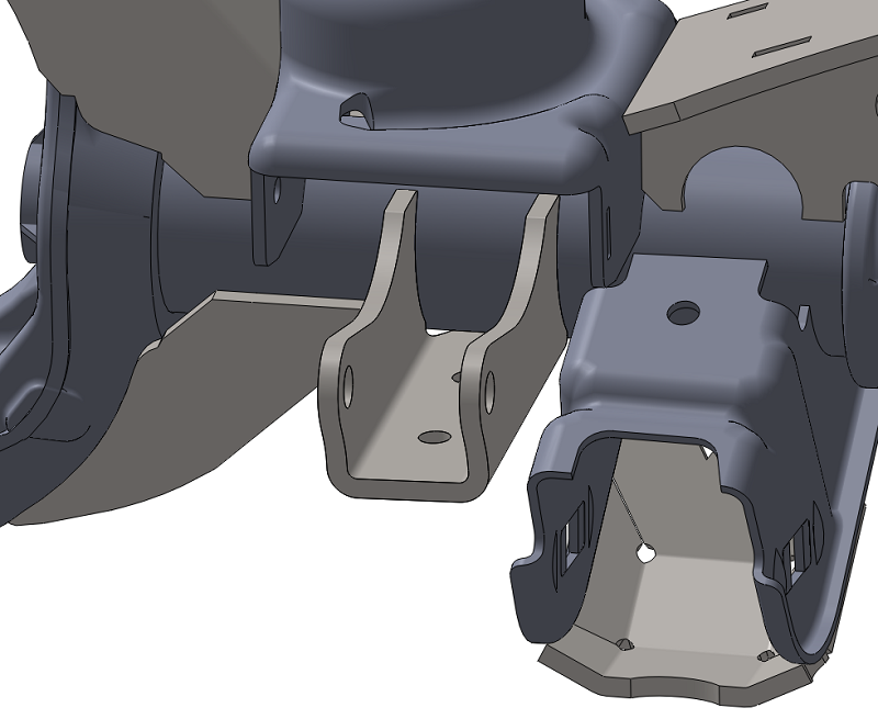 JK Front Axle Shock Mounts Artec Industries