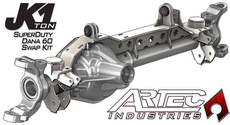 JK 1 Ton Superduty 99-04 Front Dana 60 Swap Kit W/Daystar Bushings Artec Industries