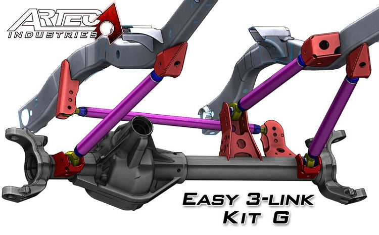 3 Link Tube and Rod End Kit 1.25 Rod Ends Artec Industries