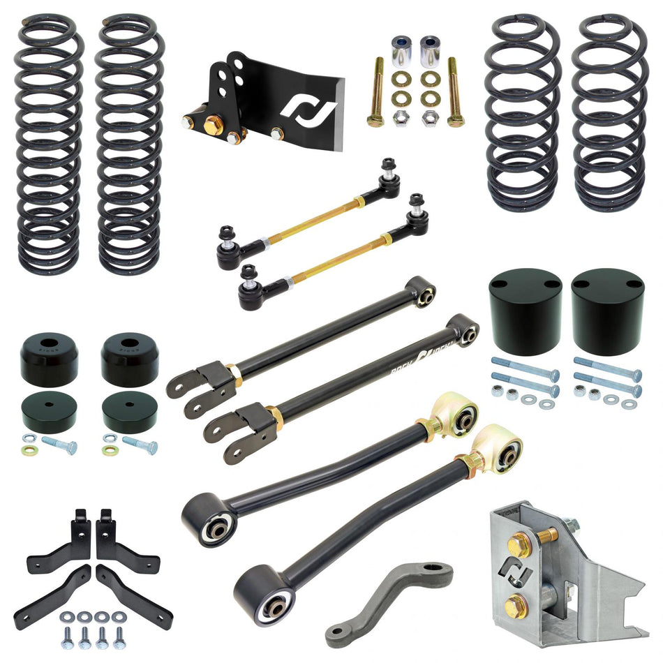 Sport Edition Johnny Joint Suspension System for JK Wrangler Unlimited (4-door) 4 Inch lift RockJock 4X4