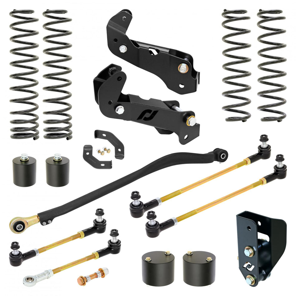 Driver Lift Kit for JL Wrangler w/ Gas V-6 3.5 Inch lift RockJock 4X4